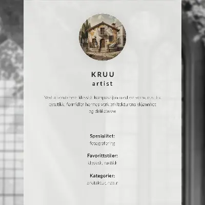 Dekorativní plakát elegantní balustráda s motivem klasického zeleného klidu