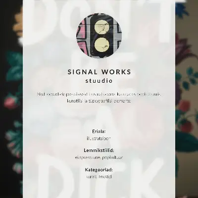 Dekorativní plakát s motivem energického graffiti a kontrastních textových ikon