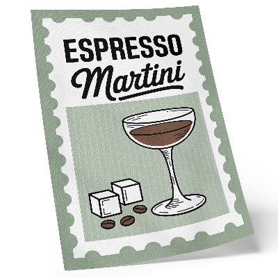 Dekorativní plakát Espresso martini vintage styl grafiky