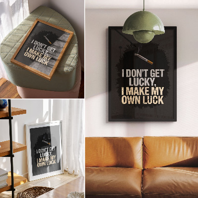 Plakátový obraz Motivační slogan: minimalistický design