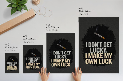 Plakátový obraz Motivační slogan: minimalistický design