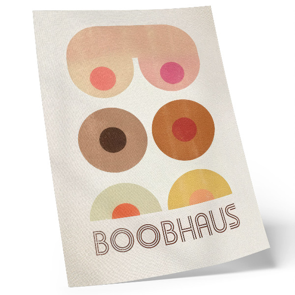 Dekorativní plakát Grafika ve stylu Bauhausu od Boobhausu