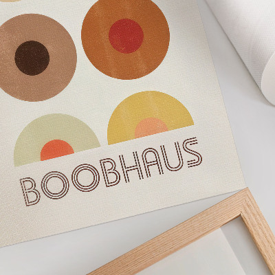 Dekorativní plakát Grafika ve stylu Bauhausu od Boobhausu