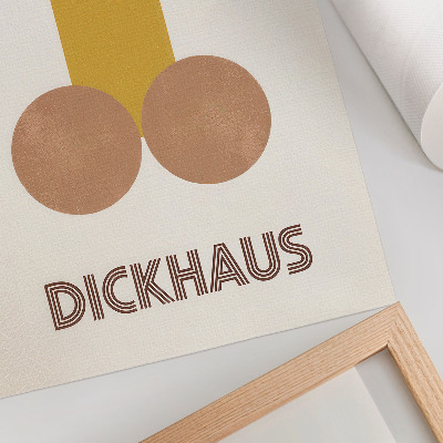 Nástěnný plakát Grafika ve stylu Bauhausu od Dickhausu