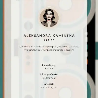 Plakát na zeď geometrická konvice na kávu a hrnek v živých a optimistických barvách