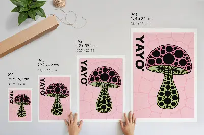 Plakát na zeď moderní geometrické zobrazení hub