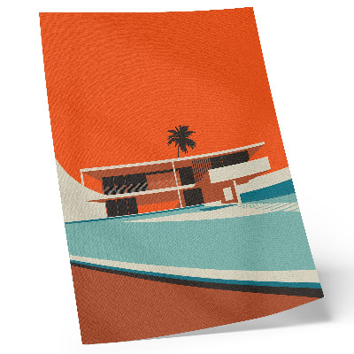 Plakát Minimalistická kompozice Vily Orange Sky
