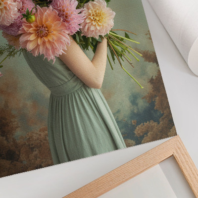 Plakát Pastelové květiny příroda boho elegance harmonie