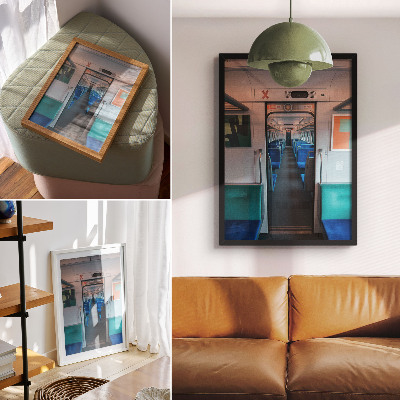 Nástěnný plakát Harmonie moderního geometrického designu interiéru