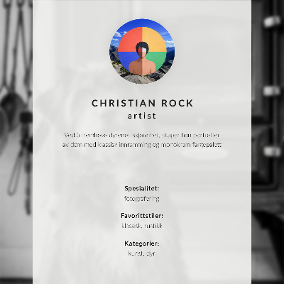 Plakát Klidný černobílý pes stojící u starých kamen