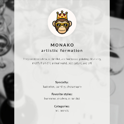 Plakátový obraz Portrét psa, ilustrativní styl, jemné barvy