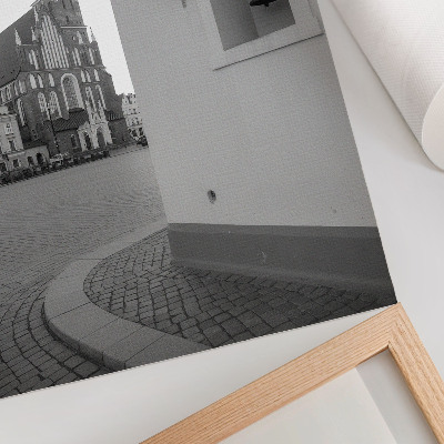Plakát na zeď Černobílá architektura elegance symetrie