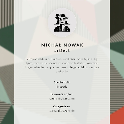Plakátový obraz Žlutá modrá červená geometrická kompozice