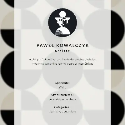 Plakát Geometrické tvary v harmonickém minimalistickém stylu