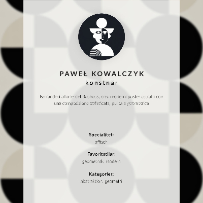 Plakát Geometrické tvary harmonie modernita minimalismus