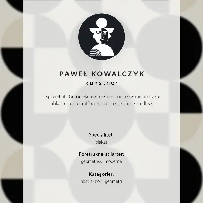 Plakát Geometrické tvary v harmonickém minimalistickém stylu