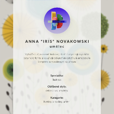 Plakát na zeď Barevné abstraktní formy moderního stylu