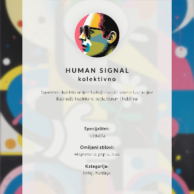 Plakát na zeď Barevný medvídek, živé barvy, moderní kompozice