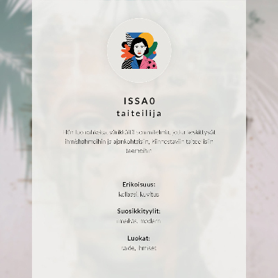 Plakát na zeď Postava v poušti, surrealistický motiv