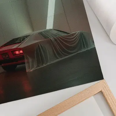 Plakát klasické auto ve stylu minimalismu a elegance