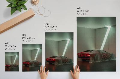 Plakát Klasické auto světlo minimalismus elegance