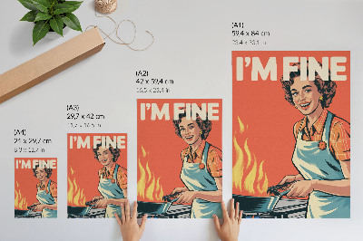 Dekorativní plakát Pop art styl, barevné akcenty, dynamická kompozice