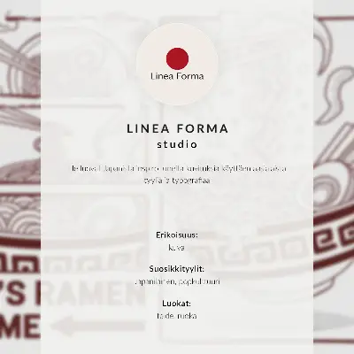 Plakátový obraz Černá kočka Ramen Bowl v japonském retro stylu