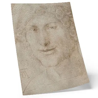 Plakát Hlava mladého muže od Albrechta Dürera z roku 1503