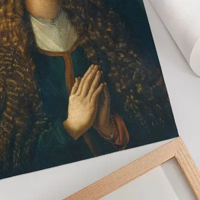 Dekorativní plakát portrét mladé ženy s rozpuštěnými vlasy od Albrechta Dürera z roku 1497