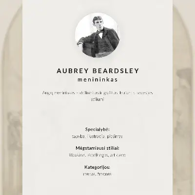 Nástěnný plakát Heraldův průzkum založený na Aristofanově Lysistratě od Aubreyho Beardsleyho
