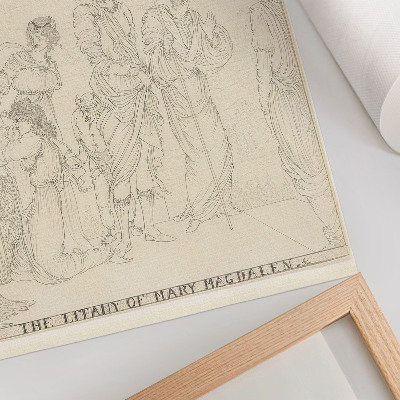 Plakát Litanie k Marii Magdaléně od Aubrey Vincent Beardsley
