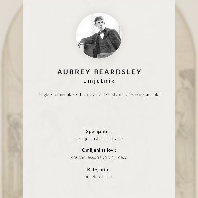 Dekorativní plakát Ilustrace Kay Nielsenové ke knize „Na východ od Slunce a na západ od Měsíce“ od Aubrey Beardsleyové