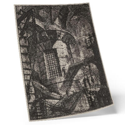 Dekorativní plakát Kulatá věž (1780) – Giovanni Battista Piranesi