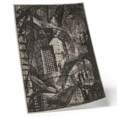 Dekorativní plakát Kulatá věž z roku 1780 od Giovanniho Battisty Piranesiho