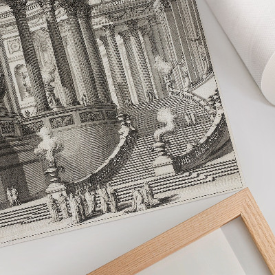 Nástěnný plakát Starověký chrám – Giovanni Battista Piranesi