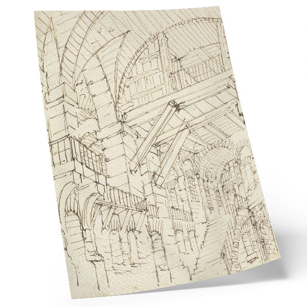 Plakát na zeď Architektonické studie, null Giovanni Battista Piranesi