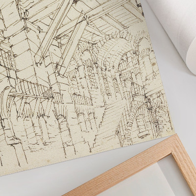 Plakát na zeď Architektonické studie, null Giovanni Battista Piranesi