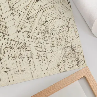 Plakát na zeď architektonické studie od Giovanniho Battisty Piranesiho