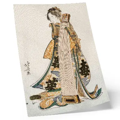 Plakát na zeď japonský obraz s motivem Hokusai (1760–1849) ve vintage stylu ukiyo-e