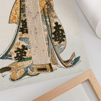 Plakát na zeď Japonský Hokusai (1760-1849) ve stylu vintage ukiyo-e