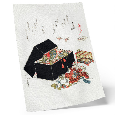 Plakátový obraz Hokusaiova japonská šperkovnice (1822)