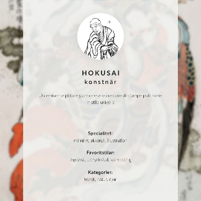 Plakátový obraz Hokusaiova japonská šperkovnice (1822)