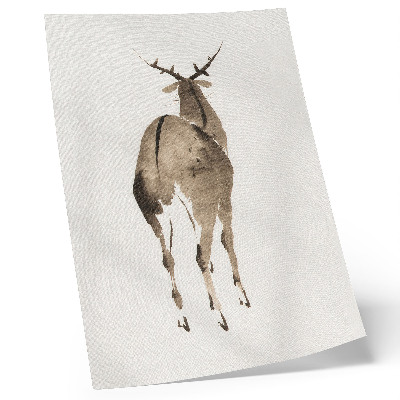 Plakát na zeď Katsushiki Hokusai's Deer (1904), vintage zvířecí ilustrace
