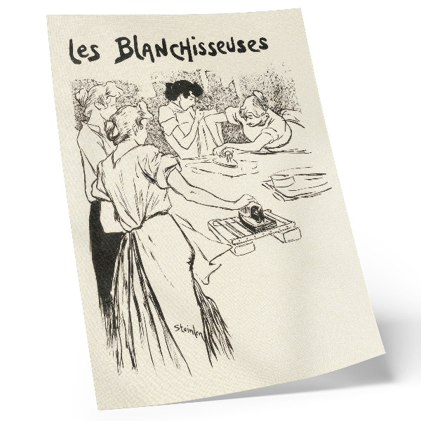Nástěnný plakát Les Blanchisseuses – Théophile Alexandre Steinlen
