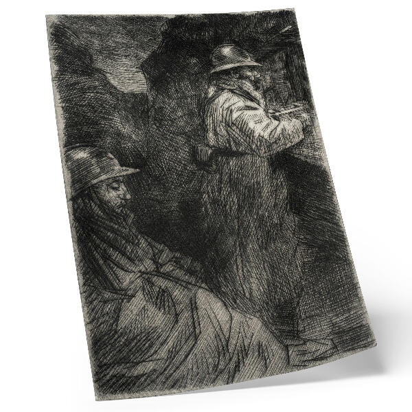 Plakát V kasárnách – Théophile Alexandre Steinlen