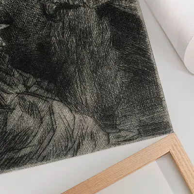Plakát V kasárnách od Théophile Alexandre Steinlena plakát
