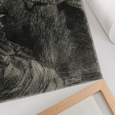 Plakát V kasárnách – Théophile Alexandre Steinlen
