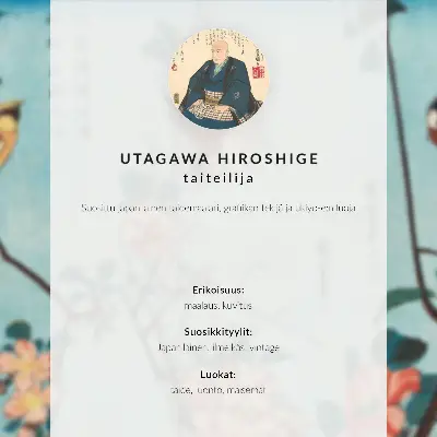 Plakátový obraz Japonský jestřáb od Utagawy Hiroshigeho z roku 1857