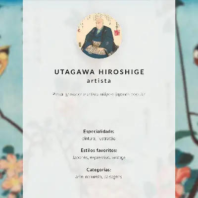 Plakátový obraz Japonský jestřáb od Utagawy Hiroshigeho z roku 1857