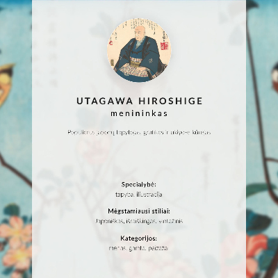 Plakát Fujisawa od Utagawy Hiroshige